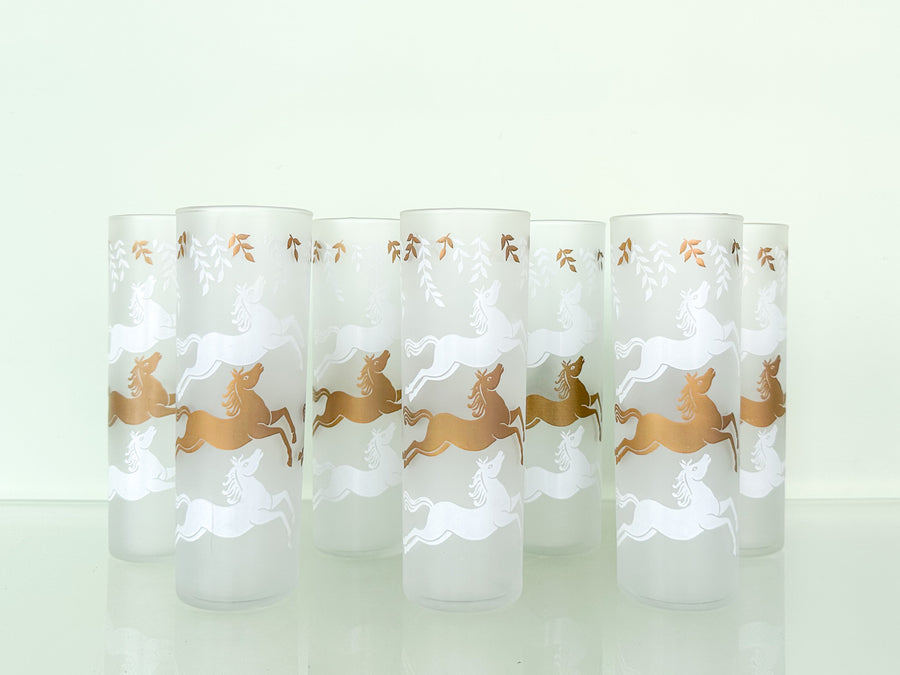 Set of Six Libbey Cavalcade Glassware