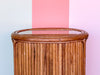 Old Florida Rattan Side Table