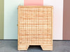 Island Style Rattan Wrapped Nightstand