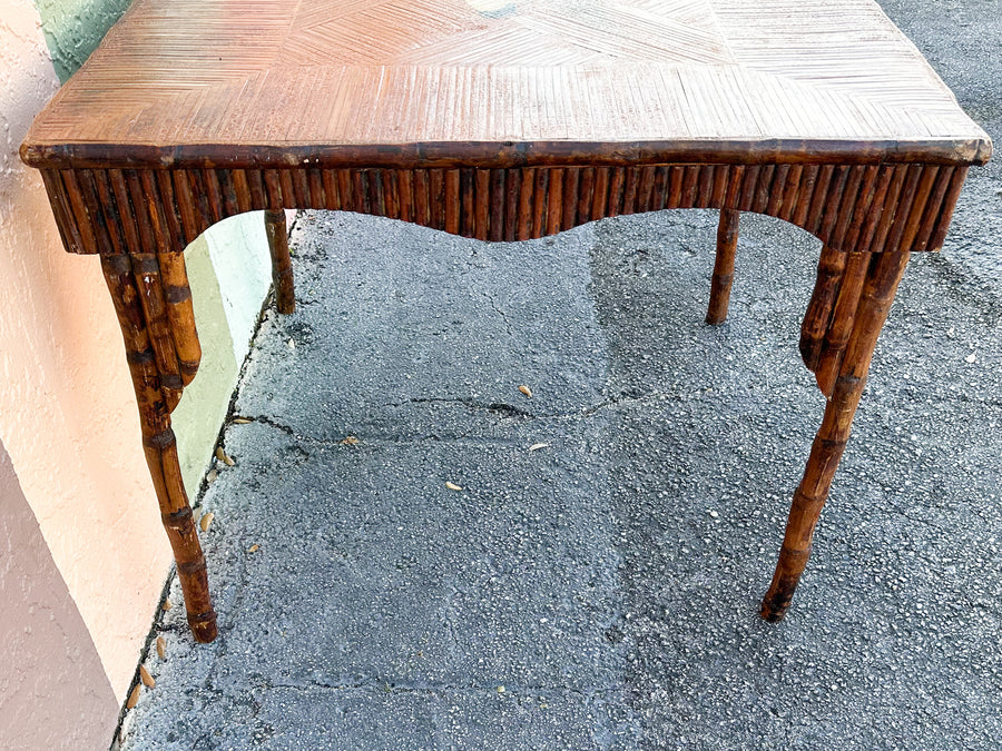 Hand Painted Bamboo Game Table