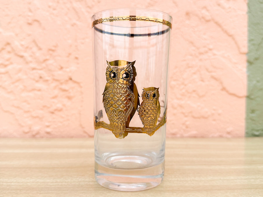 Set of Five Culver Owl Glassware