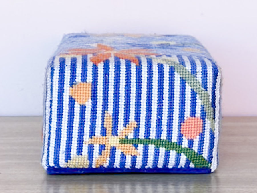 Preppy Needlepoint Doorstop