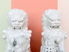 Pair of White Foo Dogs