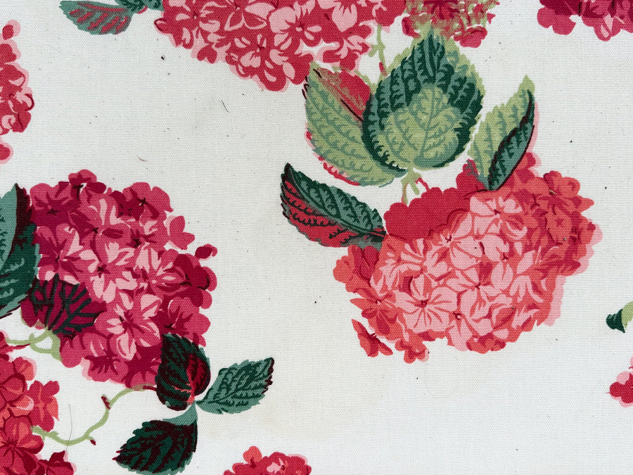 Pink Hydrangea Chintz Sofa