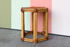 Petite Rattan Hexagon Pedestal
