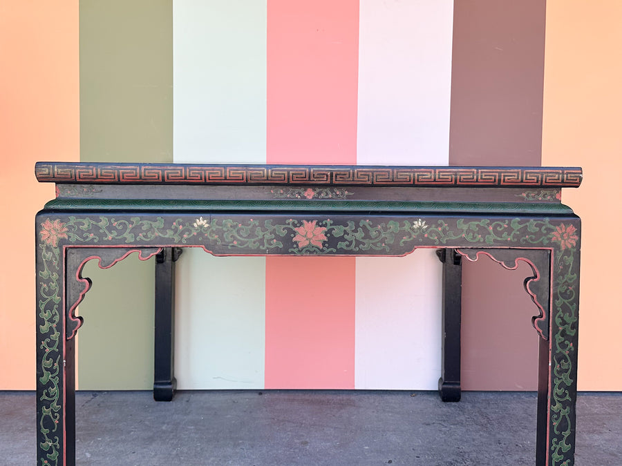 Ming Style Hand Painted Mahjong Table