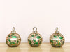 Set of Twelve Glass Ornament Placecard Holders