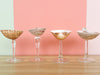 Set of Four Shell Chic Coupes