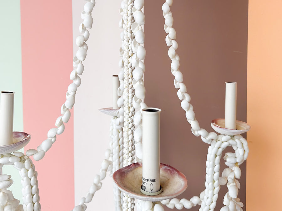 Currey and Company Shell Chandelier