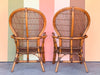 Pair of Island Chic Rattan Chairs