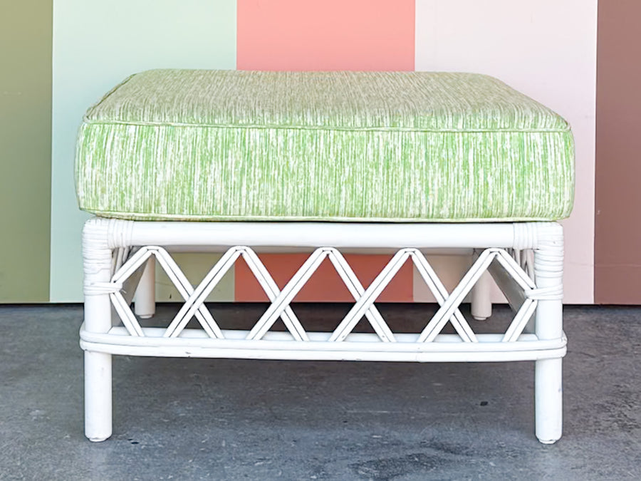 Ficks Reed Rattan Ottoman