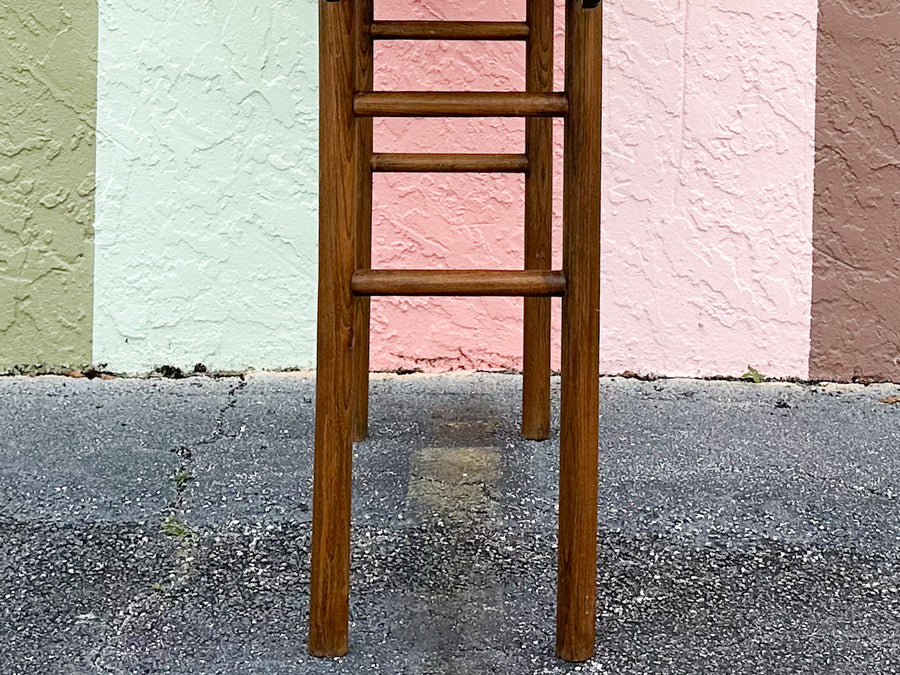 Asian Inspired Wood Alter Table