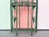 Folding Metal Faux Bamboo Plant Stand