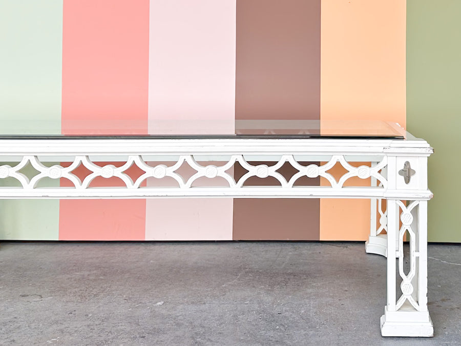 Large Regency Fretwork Coffee Table