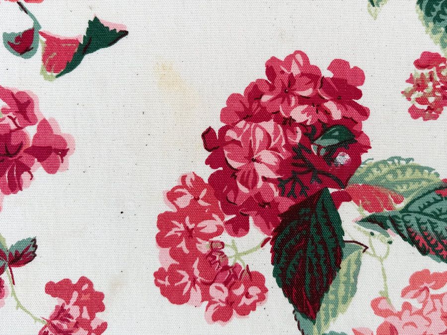 Pink Hydrangea Chintz Sofa