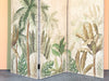 Three Panel Tropical Palm Art