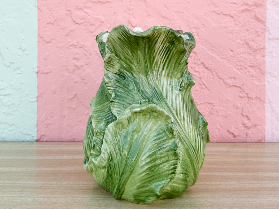 Monkey and Lettuce Leaf Pitcher