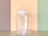 Brown Conch Shell Lucite Ice Bucket