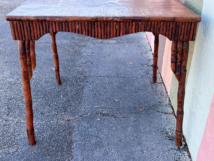 Hand Painted Bamboo Game Table