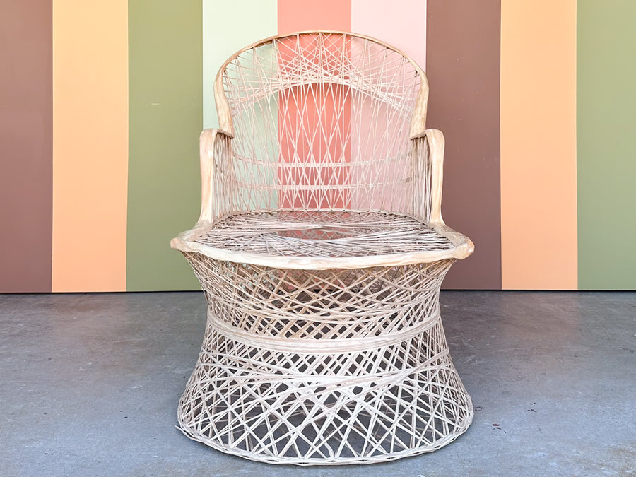Marbled Pink Webspun Chaise