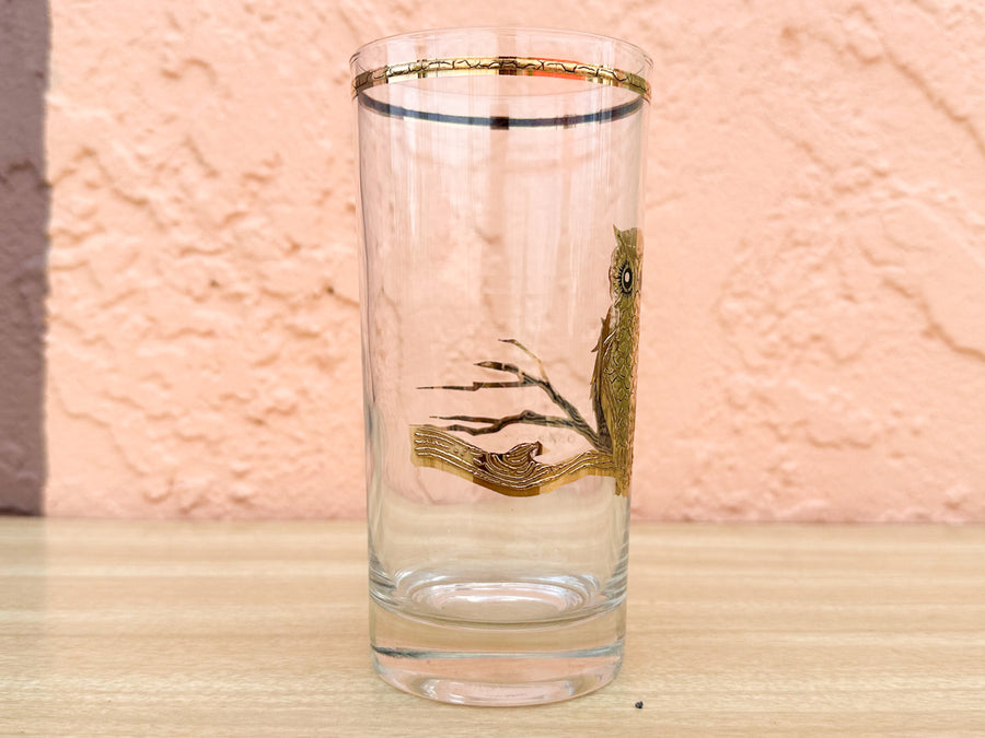 Set of Five Culver Owl Glassware