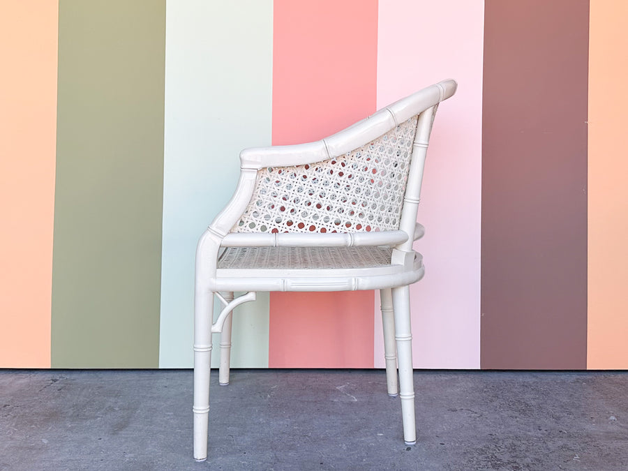 Cute Cane Barrel Chair