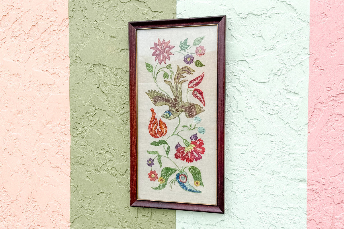 Floral Embroidery Art