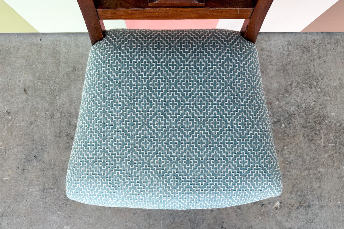 Handsome Wood Koi Fish Side Chair