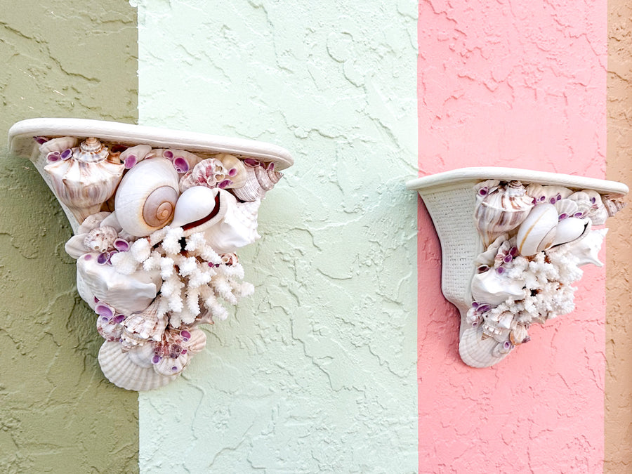 Shell Chic Wall Shelves