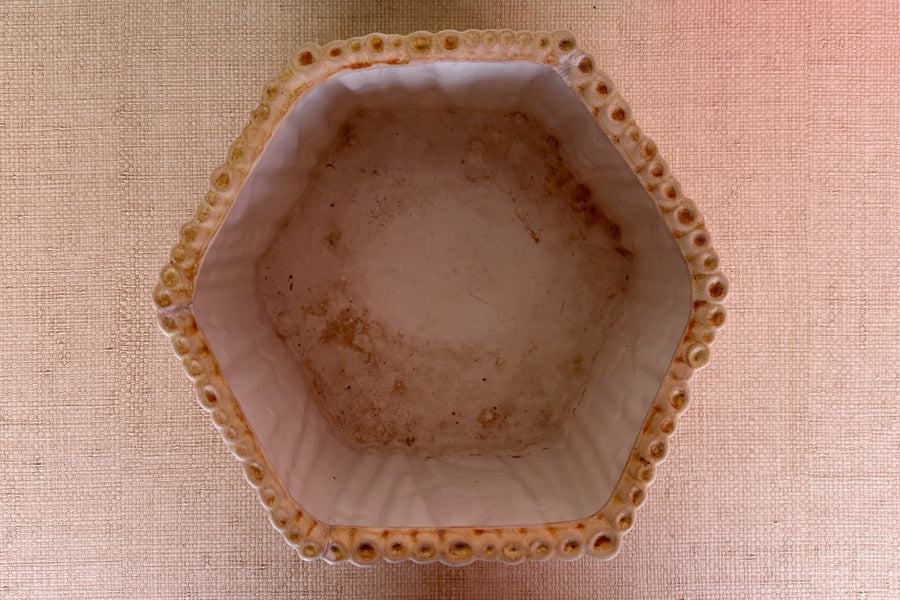 Faux Bamboo Leaf Cachepot