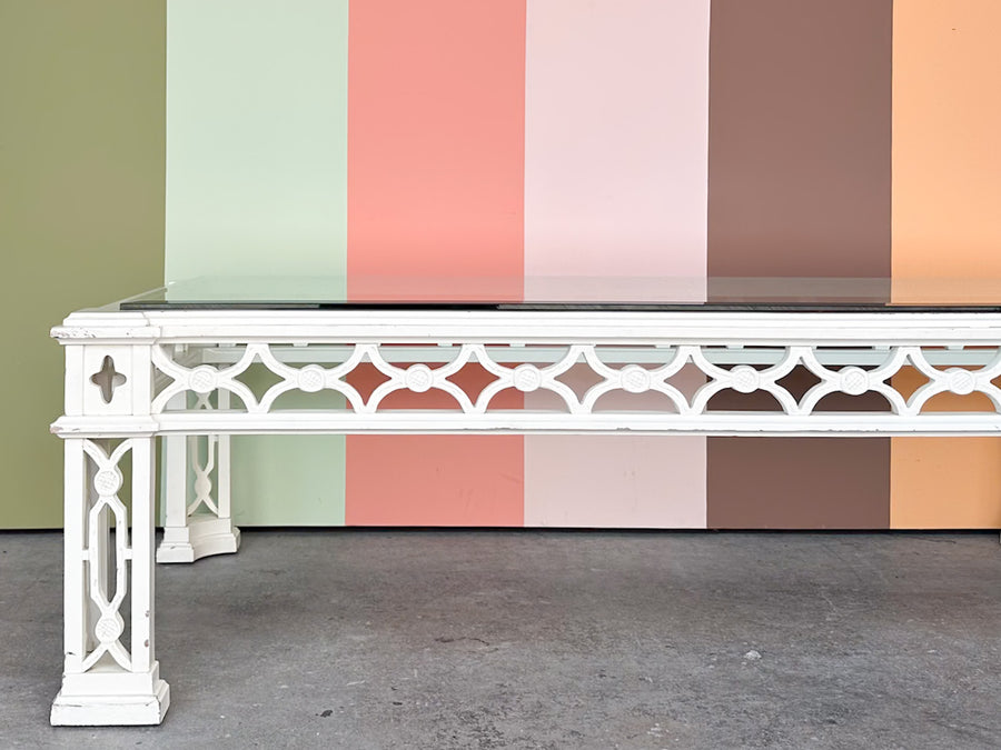Large Regency Fretwork Coffee Table