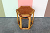 Petite Rattan Hexagon Pedestal