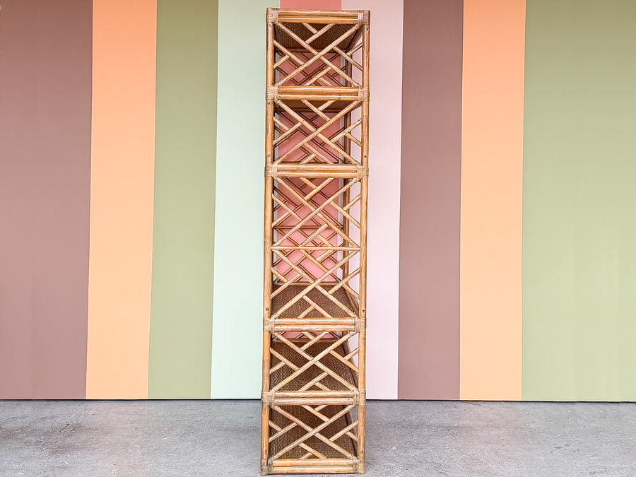 Chippendale Rattan Etagere