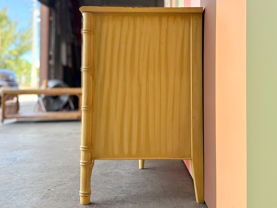 Thomasville Faux Bamboo Double Dresser