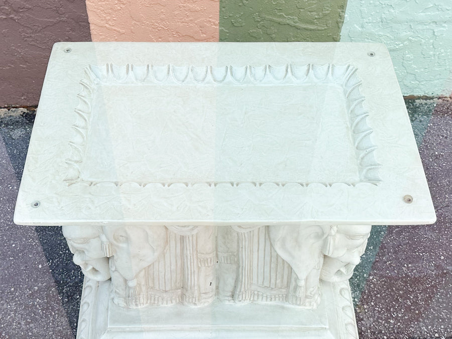 Plaster Elephant Dining Table