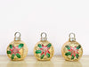 Set of Twelve Glass Ornament Placecard Holders