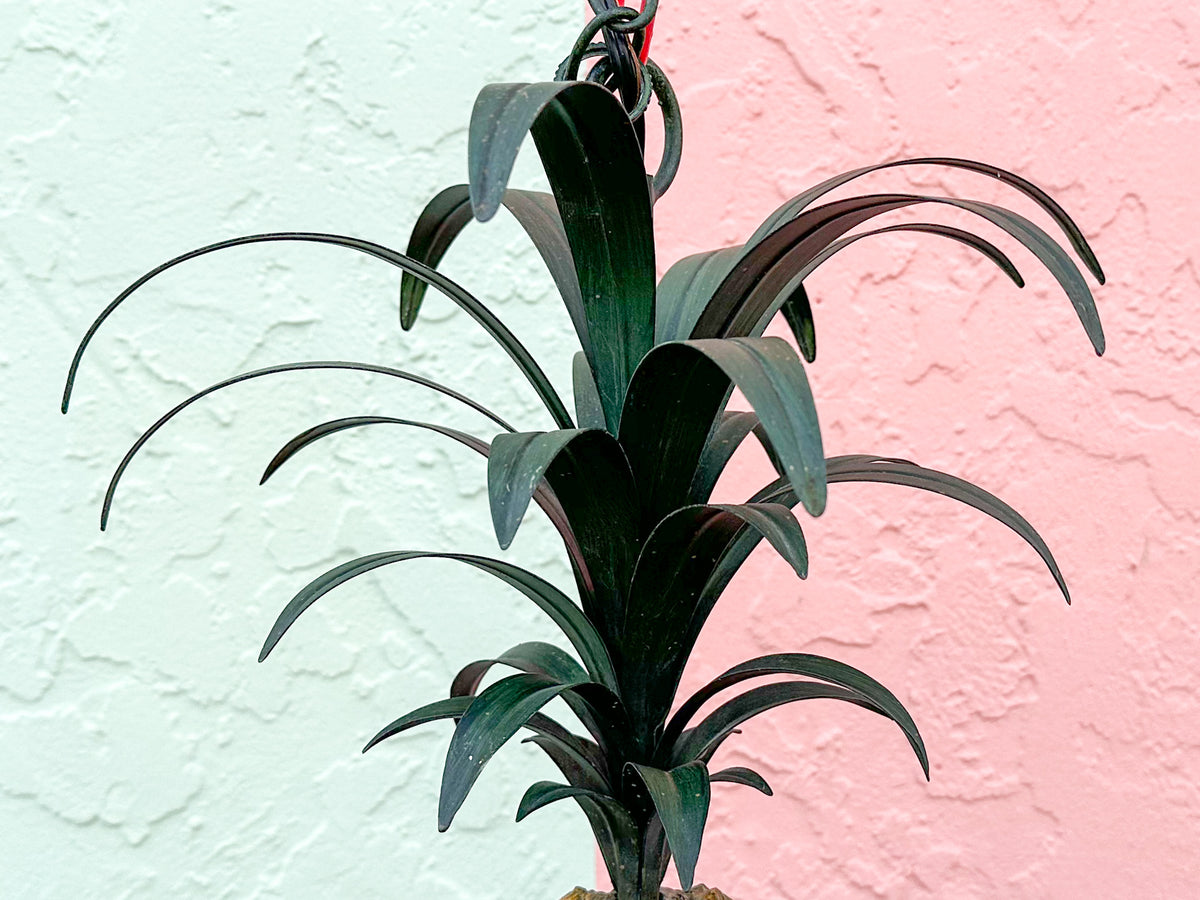 Currey and Company Tole Pineapple Chandelier