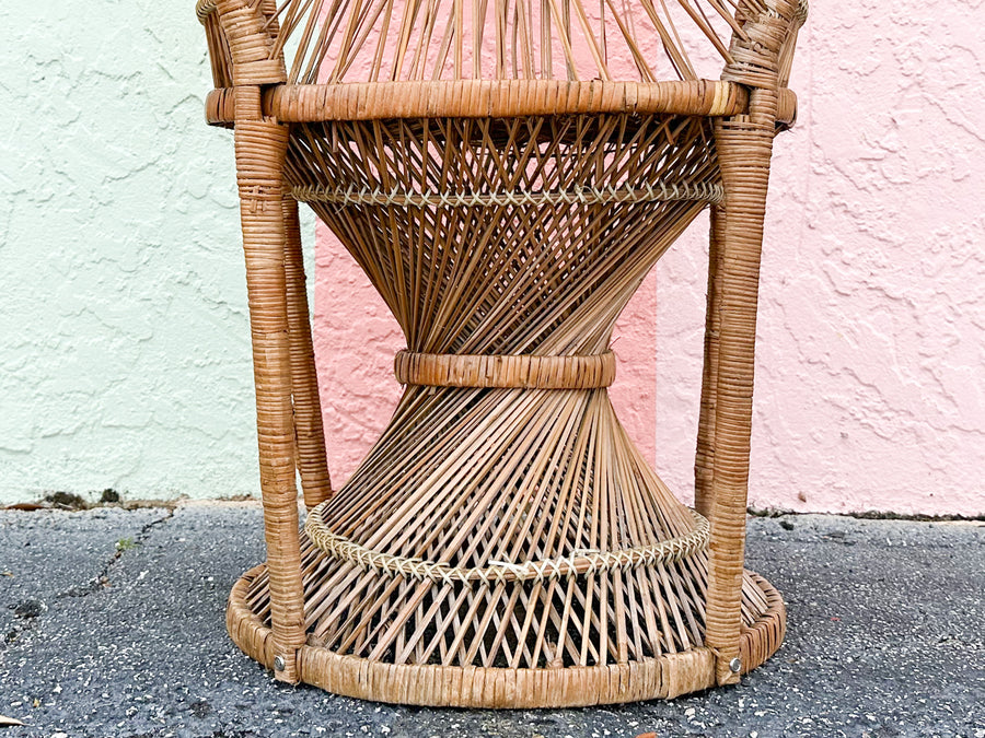 Cute Buri Rattan Sunburst Chair