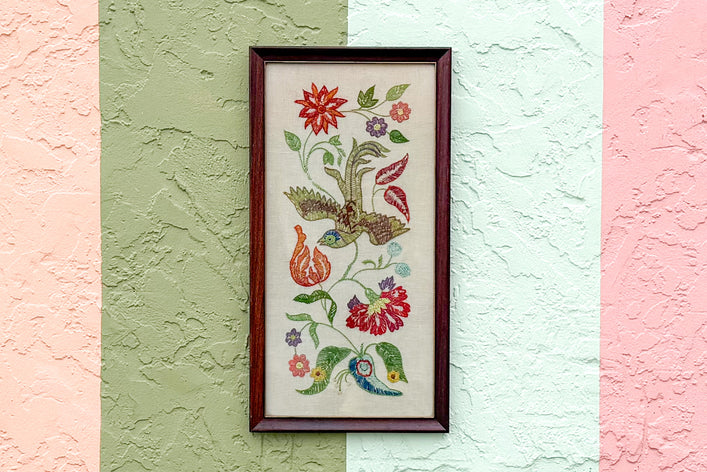 Floral Embroidery Art