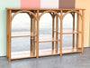 Mirrored Rattan Shelf
