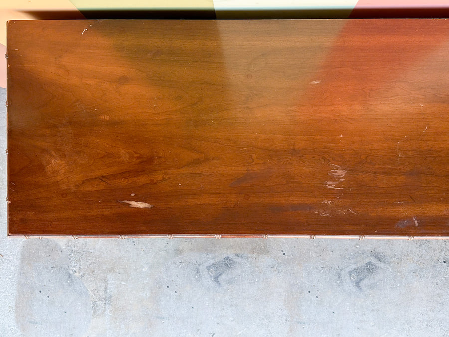 Handsome Drexel Faux Bamboo Credenza