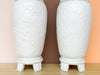 Pair of Plaster Faux Bamboo Lamps