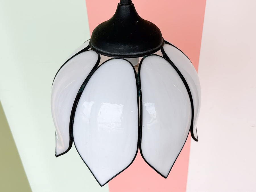 MCM Glass Tulip Pendant