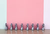 Set of Eight Pewter Monkey Placecard Holders
