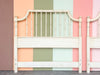 Pair of Thomasville Faux Bamboo Twin Headboards
