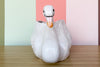 Large Italian Swan Cachepot