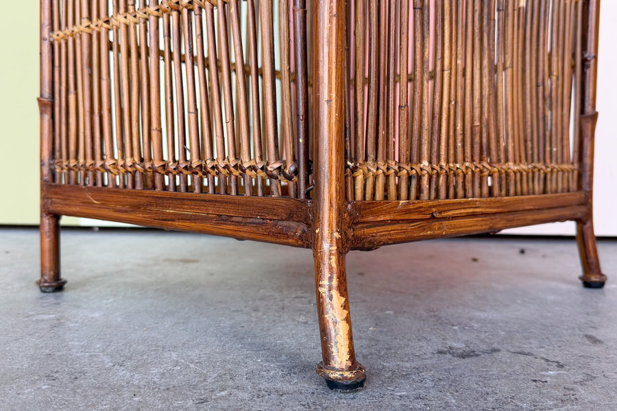 Metal Faux Bamboo Hat Rack