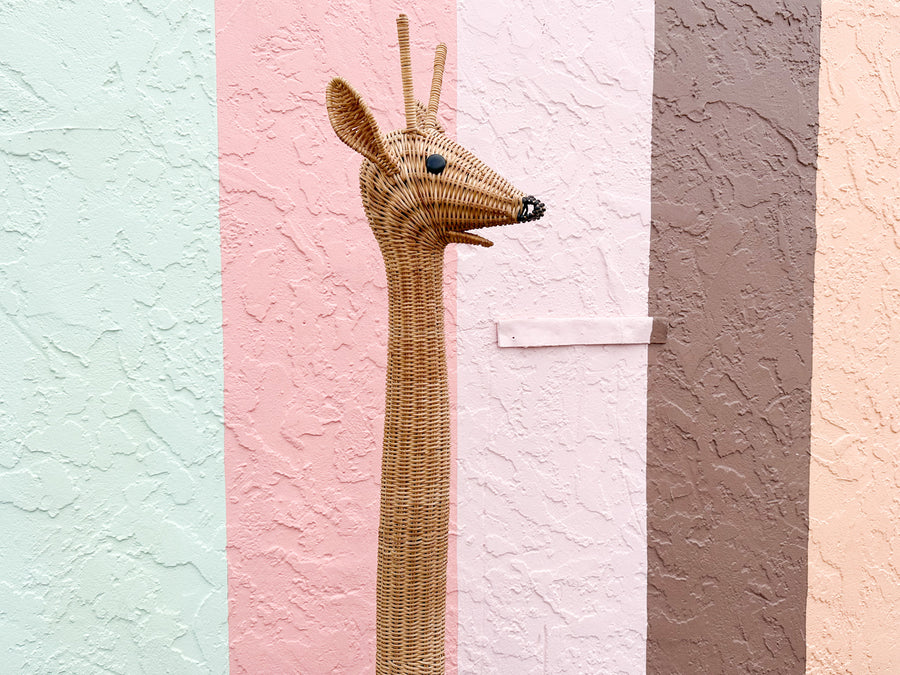Sweet Wicker Giraffe