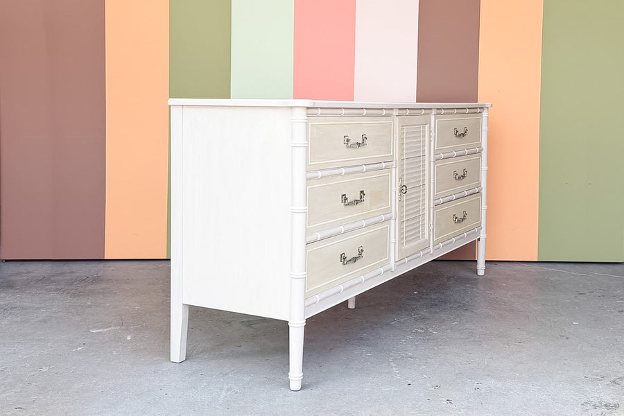 Henry Link Faux Bamboo Dresser