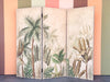 Three Panel Tropical Palm Art